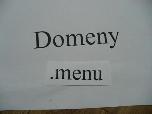 Domeny menu